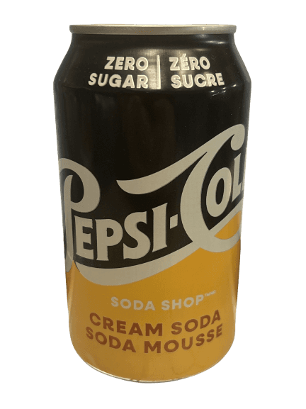 Pepsi Cola Zero Sugar Cream Soda