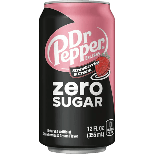 Dr Pepper Strawberries & Cream Zero Sugar